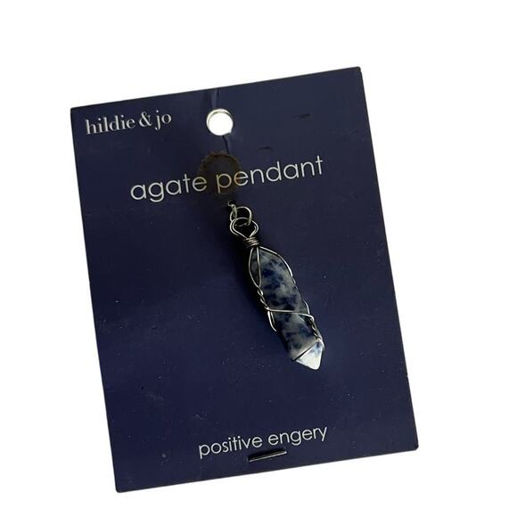 Agate Pendant - New & Unused, Natural Stone Necklace - Picture 8 of 8